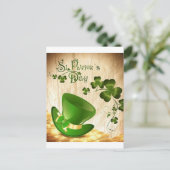 Happy St. Patrick's Day Briefkaart (Staand voorkant)