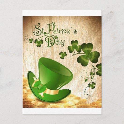 Happy St. Patrick's Day Briefkaart (Voorkant)