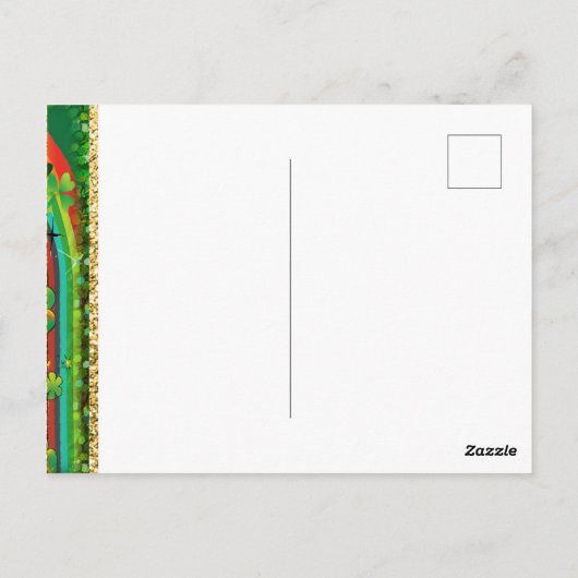 Happy St. Patricks Day Briefkaart (Achterkant)