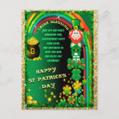 Happy St. Patricks Day Briefkaart (Voorkant)