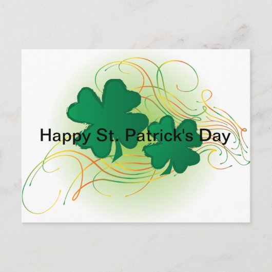 Happy St. Patrick's Day Briefkaart (Voorkant)