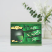 Happy St.Patrick's Day Briefkaart (Staand voorkant)
