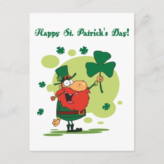 Happy St. Patrick's Day Briefkaart (Voorkant)