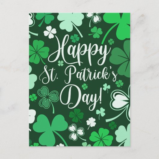 Happy St. Patrick's Day Briefkaart (Voorkant)