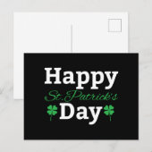 Happy St Patrick's Day Briefkaart (Voorkant / Achterkant)
