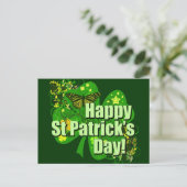 Happy St. Patrick's Day Briefkaart (Staand voorkant)