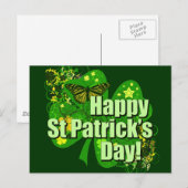 Happy St. Patrick's Day Briefkaart (Voorkant / Achterkant)