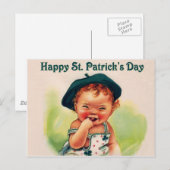 Happy St. Patrick's Day Briefkaart (Voorkant / Achterkant)