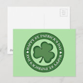 Happy St. Patricks Day Briefkaart (Voorkant / Achterkant)