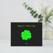 Happy St. Patrick's Day Briefkaart (Staand voorkant)