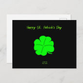 Happy St. Patrick's Day Briefkaart (Voorkant / Achterkant)