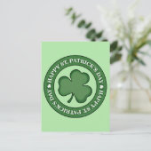 Happy St. Patricks Day Briefkaart (Staand voorkant)