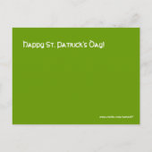 Happy St. Patrick's Day Briefkaart (Achterkant)