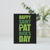 Happy St. Patrick's Day Briefkaart (Staand voorkant)