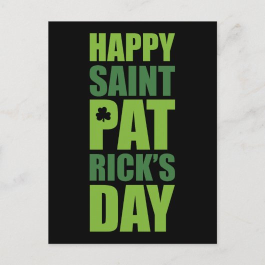 Happy St. Patrick's Day Briefkaart (Voorkant)