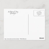 Happy St. Patrick's Day Briefkaart (Achterkant)