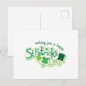 Happy St Patricks Day Briefkaart (Voorkant / Achterkant)