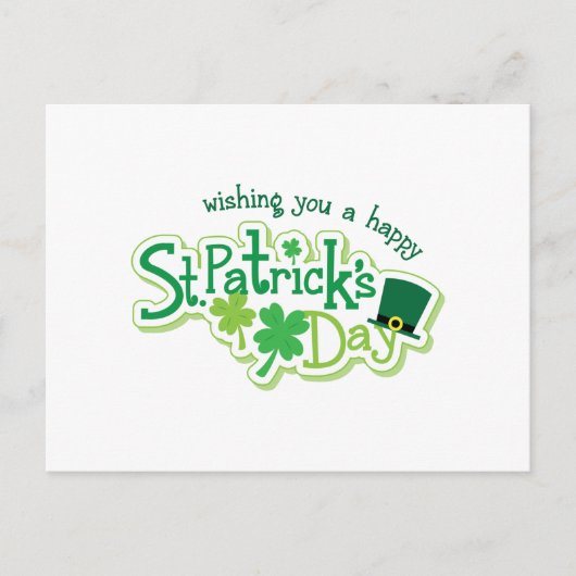 Happy St Patricks Day Briefkaart (Voorkant)
