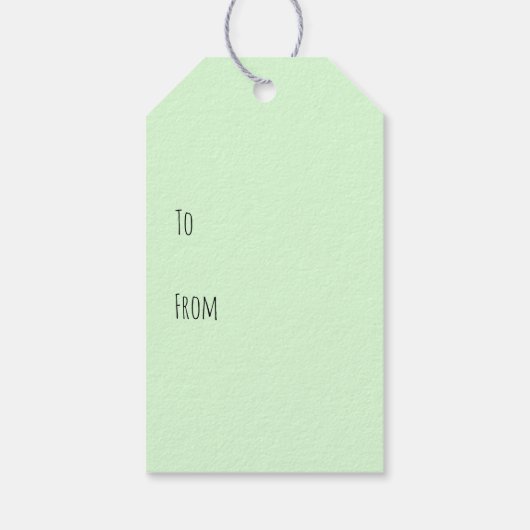 Happy St Patricks Day Brown Dog Green Cadeaulabel (Achterkant)