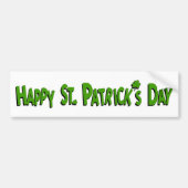 Happy St. Patrick's Day Bumpersticker (Voorkant)
