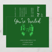 Happy St Patrick's Day Business Party Aankondiging (Voorkant / Achterkant)