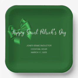 Happy St Patrick's Day Business Party Papieren Bordje