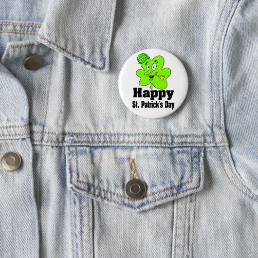Happy St. Patrick's Day Button (In situ)