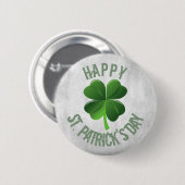 Happy St. Patrick's Day Button (Voorkant /achterkant)