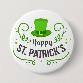 Happy St. Patrick's Day Button (Voorkant)