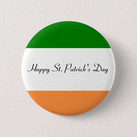 Happy St. Patrick's Day Button (Voorkant)