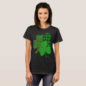 Happy St Patrick's Day  C Lucky Shamrock Irish T-shirt (Voorkant volledig)