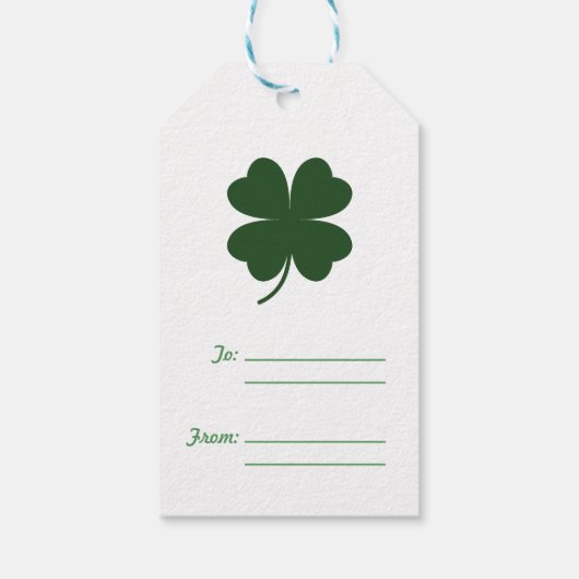 Happy St. Patrick's Day / Cadeau Label Cadeaulabel (Achterkant)