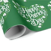 Happy St Patrick's Day Cadeaupapier (Rol Hoek)