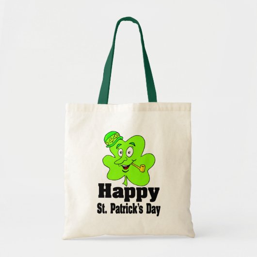 Happy St. Patrick's Day Canvas tas (Voorkant)