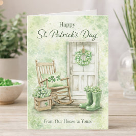 Happy St. Patrick's Day Card | From Our House Kaart