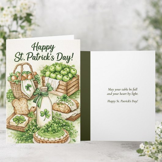 Happy St. Patrick's Day Card | Irish Blessing Kaart