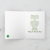 Happy St. Patrick's Day Card Kaart (Binnen)