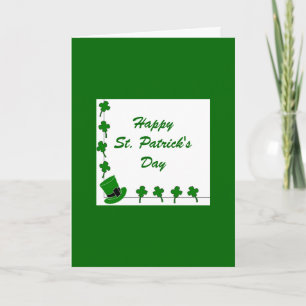 Happy St. Patrick's Day Card Kaart