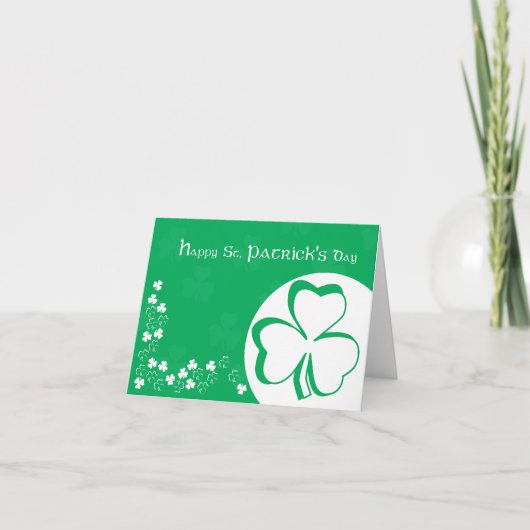 Happy St. Patrick's Day Card Kaart (Voorkant)
