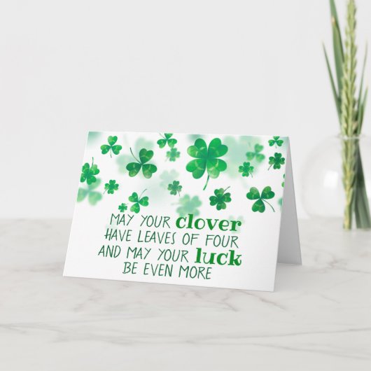 Happy St. Patrick's Day Card Kaart (Voorkant)