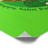 Happy St. Patrick's Day cartoon Poster (Hoek)