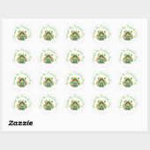 Happy St. Patrick's Day Cat Stickers - Leprechaun (Vel)