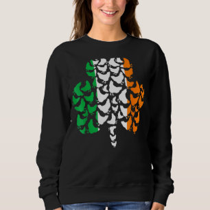 Happy St Patricks Day Chicken Farmer Animals St Pa Trui