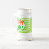 Happy St. Patrick's Day Circle Design-63501 Bierpul (Voorkant links)
