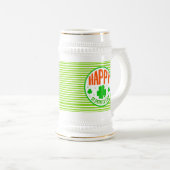 Happy St. Patrick's Day Circle Design-63501 Bierpul (Voorkant rechts)