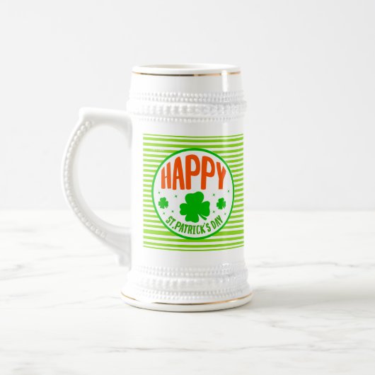 Happy St. Patrick's Day Circle Design-63501 Bierpul (Links)