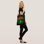 Happy St. Patrick's Day Circle Design-63501 Tote Bag (Op model)