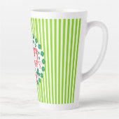Happy St. Patrick's Day Circle Design-63502 Latte Mok (Rechts)