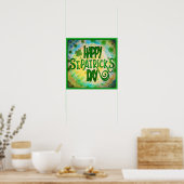 Happy St. Patrick's Day Classroom Poster (Keuken)