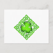 Happy St. Patrick's Day Clover Gift Briefkaart (Voorkant)